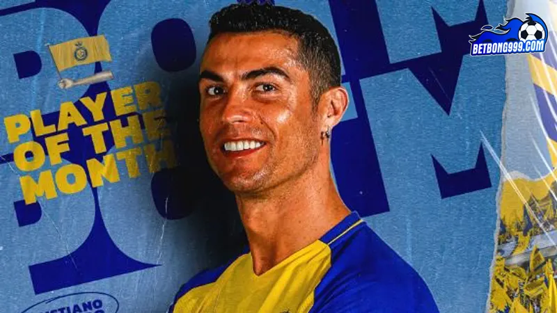 Ronaldo trong màu áo của Al Nassr